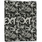 Skulls Linen Placemat - Folded Half (double sided)