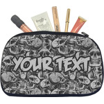 Skulls Makeup / Cosmetic Bag - Medium (Personalized)