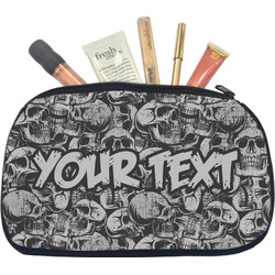 Skulls Makeup / Cosmetic Bag - Medium (Personalized)