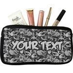 Skulls Makeup / Cosmetic Bag - Small (Personalized)