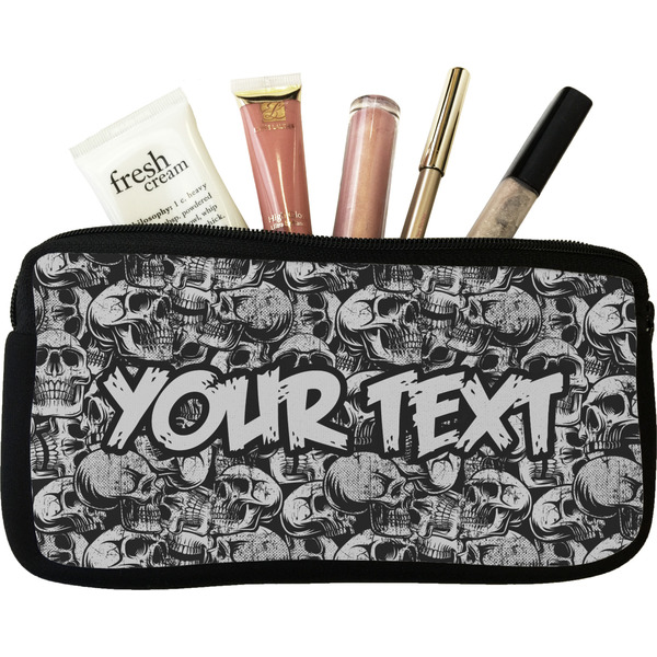 Custom Skulls Makeup / Cosmetic Bag (Personalized)