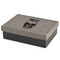 Skulls Medium Gift Box with Engraved Leather Lid - Front/main