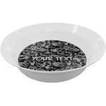 Skulls Melamine Bowl - 12 oz (Personalized)