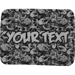 Skulls Memory Foam Bath Mat - 48"x36" (Personalized)