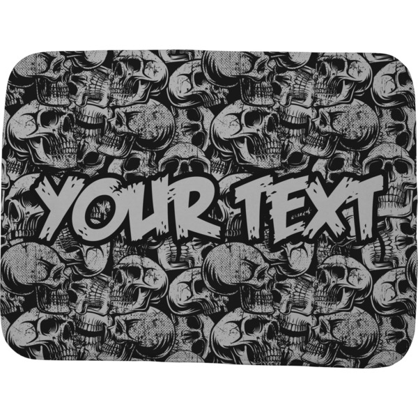 Custom Skulls Memory Foam Bath Mat - 48"x36" (Personalized)