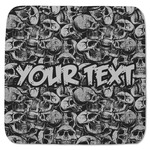 Skulls Memory Foam Bath Mat - 48"x48" (Personalized)