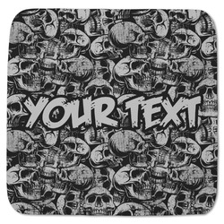 Skulls Memory Foam Bath Mat - 48"x48" (Personalized)