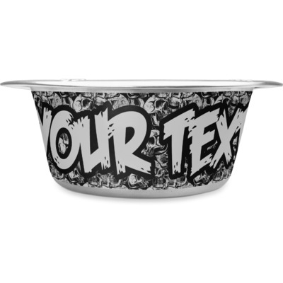 personalized metal dog bowls