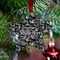 Skulls Metal Star Ornament - Lifestyle