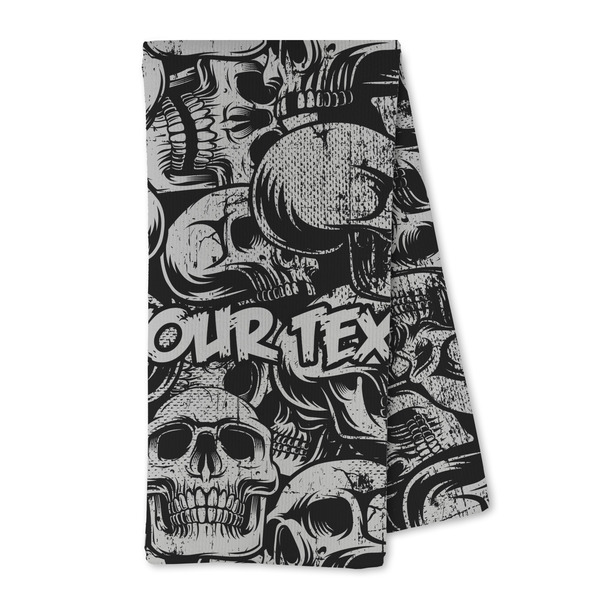 Custom Skulls Kitchen Towel - Microfiber (Personalized)