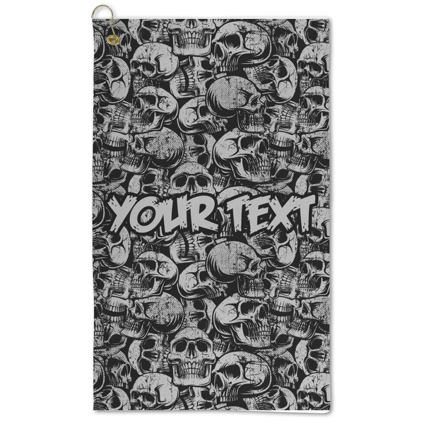 Custom Skulls Microfiber Golf Towel (Personalized)