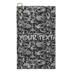 Skulls Microfiber Golf Towel - Small (Personalized)