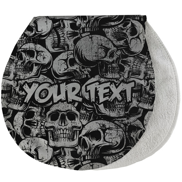 Custom Skulls Burp Pad - Velour w/ Name or Text