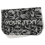 Skulls Burp Cloth - Fleece w/ Name or Text