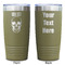 Skulls Olive Polar Camel Tumbler - 20oz - Double Sided - Approval