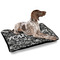 Skulls Outdoor Dog Beds - Large - IN CONTEXT