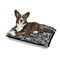 Skulls Outdoor Dog Beds - Medium - IN CONTEXT