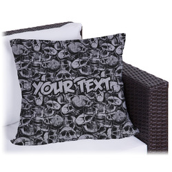 Skulls Outdoor Pillow - 18" (Personalized)