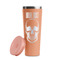 Skulls Peach RTIC Everyday Tumbler - 28 oz. - Lid Off