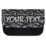 Skulls Canvas Pencil Case w/ Name or Text