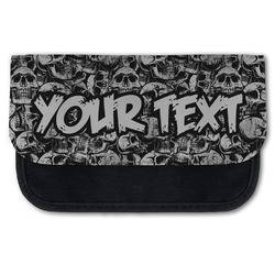 Skulls Canvas Pencil Case w/ Name or Text