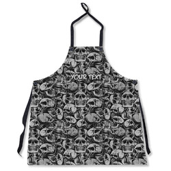 Skulls Apron Without Pockets w/ Name or Text