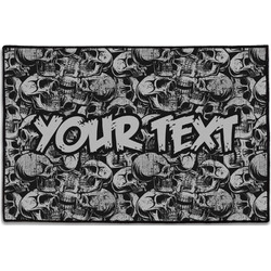 Skulls Door Mat - 36"x24" (Personalized)