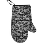 Skulls Right Oven Mitt (Personalized)