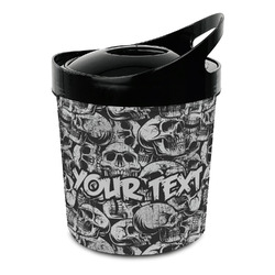 Skulls Plastic Ice Bucket (Personalized)