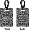 Skulls Rectangle Luggage Tag (Front + Back)