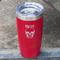 Skulls Red Polar Camel Tumbler - 20oz - Angled