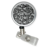 Skulls Retractable Badge Reel (Personalized)