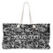 Skulls Large Rope Tote Bag - Front View