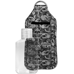 Skulls Hand Sanitizer & Keychain Holder - Large (Personalized)