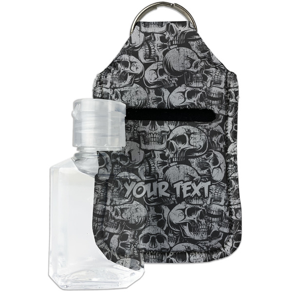 Custom Skulls Hand Sanitizer & Keychain Holder - Small (Personalized)