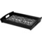 Skulls Serving Tray Black - Corner