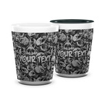 Skulls Ceramic Shot Glass - 1.5 oz (Personalized)