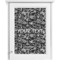 Skulls Single White Cabinet Decal