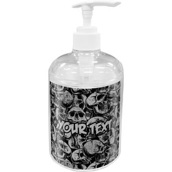 Skulls Acrylic Soap & Lotion Bottle (Personalized)