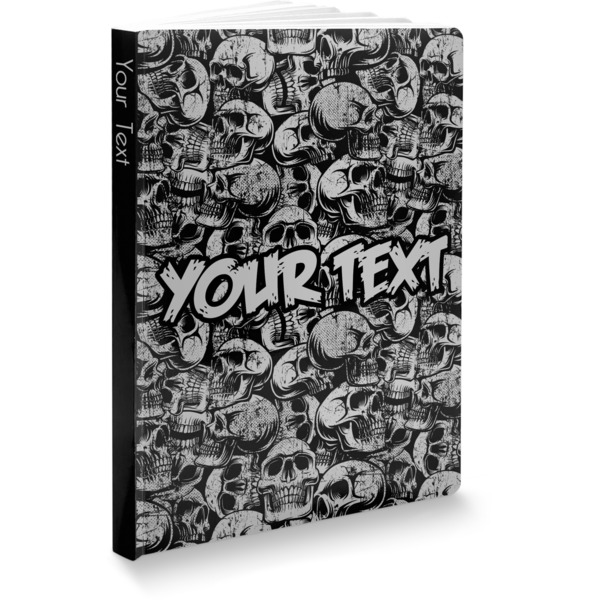 Custom Skulls Softbound Notebook - 7.25" x 10" (Personalized)