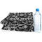 Skulls Sports Towel Folded with Water Bottle