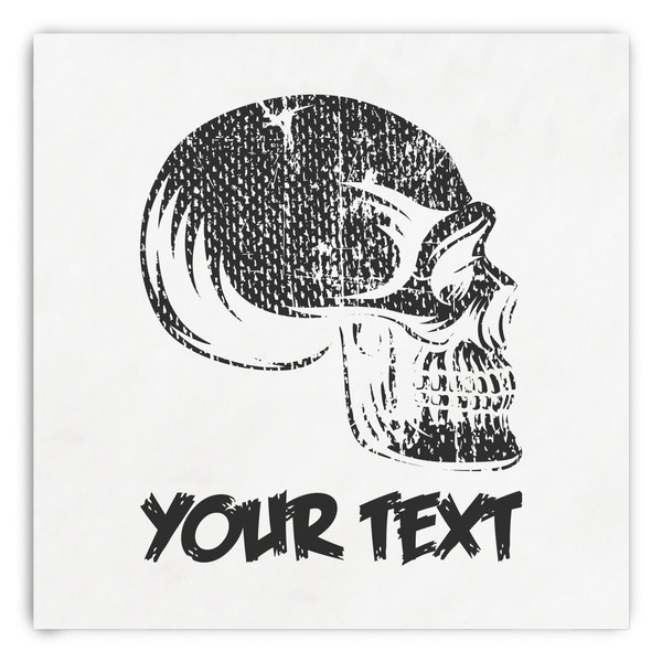 Custom Skulls Paper Dinner Napkins (Personalized)