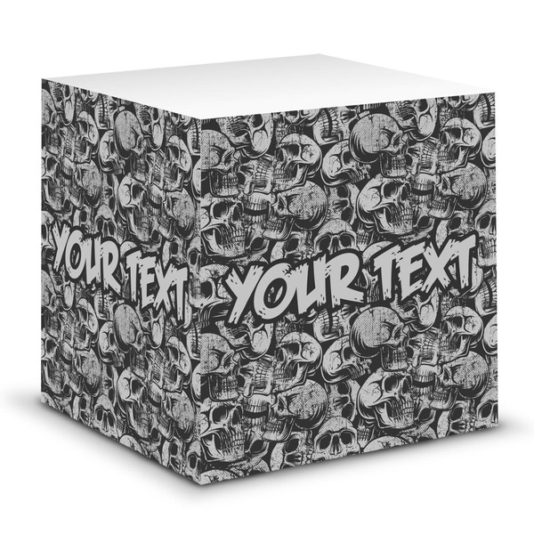 Custom Skulls Sticky Note Cube (Personalized)