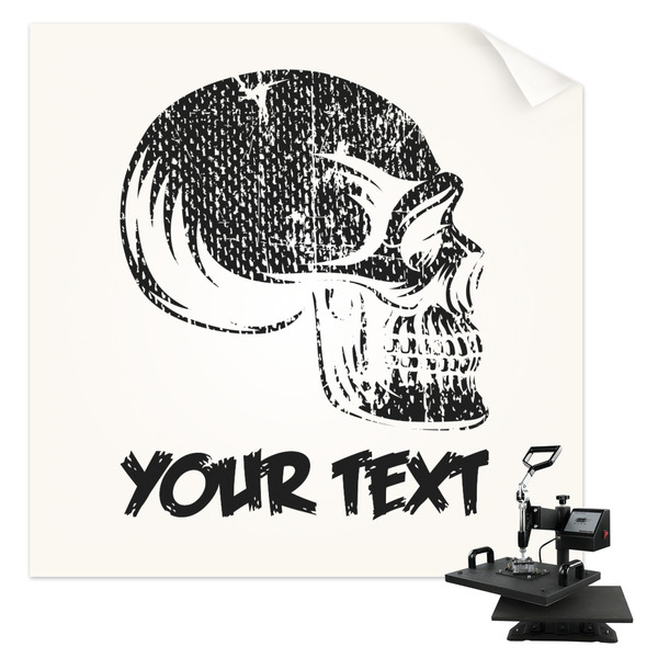 Custom Skulls Sublimation Transfer - Shirt Back / Men (Personalized)