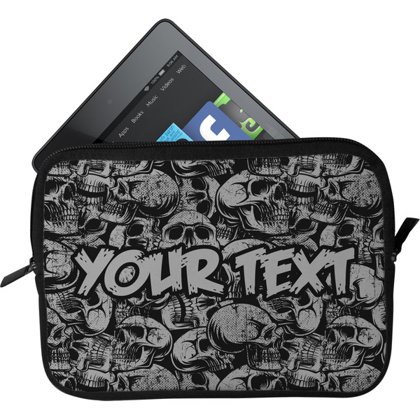 Custom Skulls Tablet Case / Sleeve - Small (Personalized)