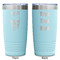 Skulls Teal Polar Camel Tumbler - 20oz -Double Sided - Approval