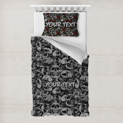 Skulls Toddler Bedding Set - With Pillowcase (Personalized)