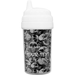 Skulls Toddler Sippy Cup (Personalized)