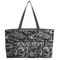 Skulls Tote w/Black Handles - Front View