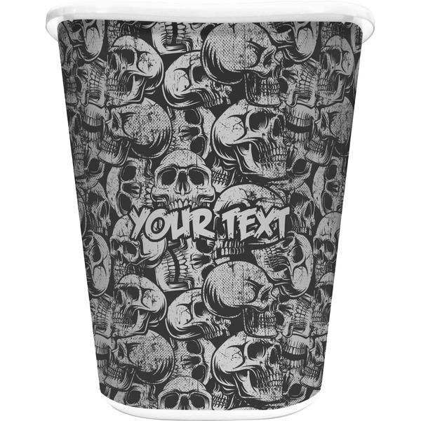 Custom Skulls Waste Basket (Personalized)